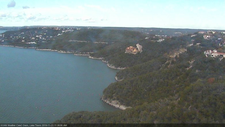 Lake Travis webcam, November 23, 2018 10:40 AM CT