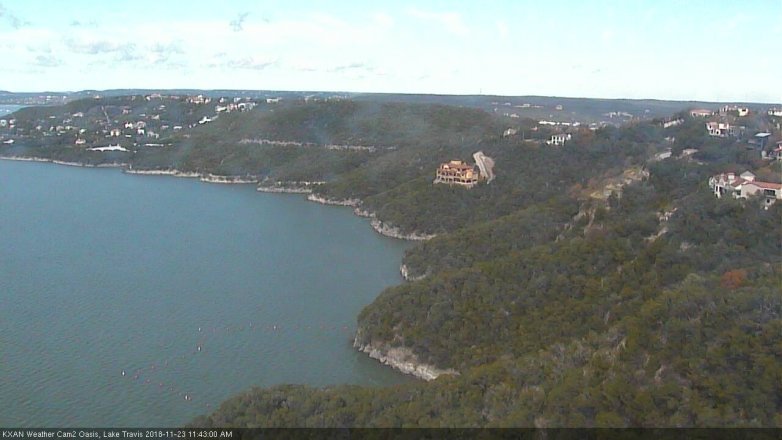 Lake Travis webcam, November 23, 2018 10:45 AM CT