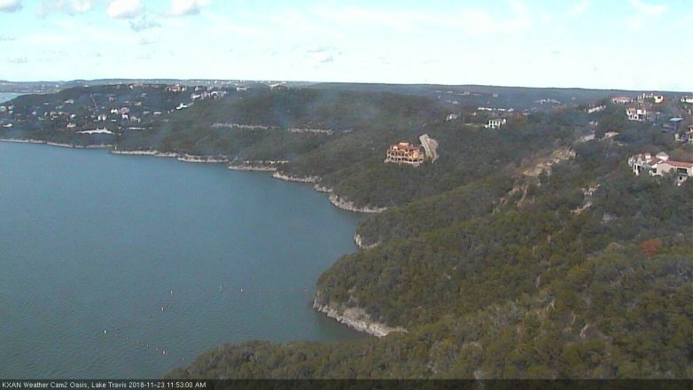 Lake Travis webcam, November 23, 2018 10:55 AM CT