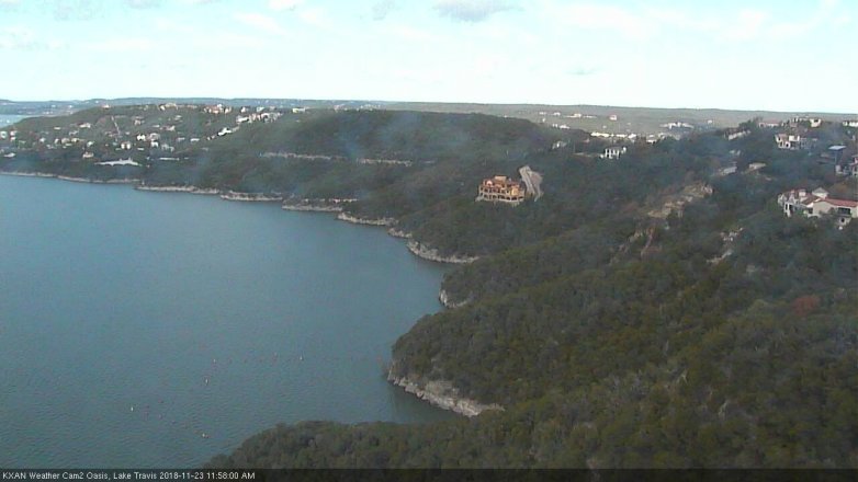 Lake Travis webcam, November 23, 2018 11:00 AM CT
