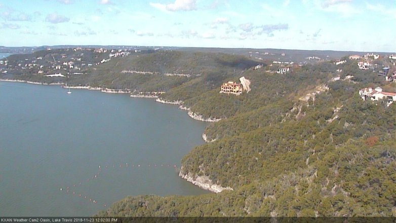 Lake Travis webcam, November 23, 2018 11:05 AM CT