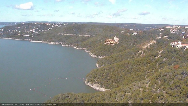 Lake Travis webcam, November 23, 2018 11:10 AM CT
