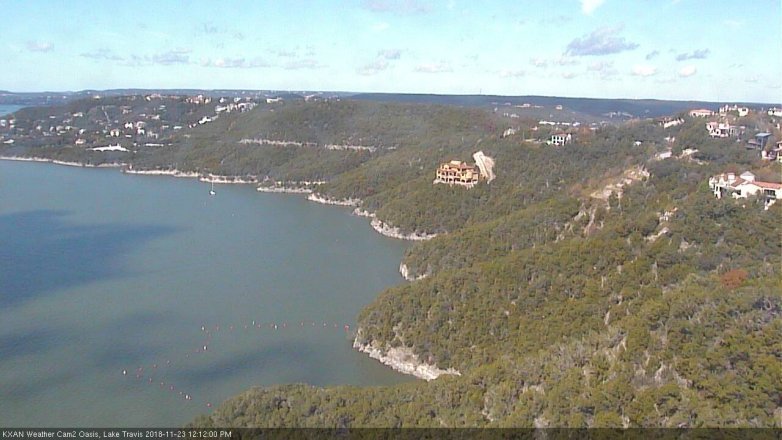 Lake Travis webcam, November 23, 2018 11:15 AM CT