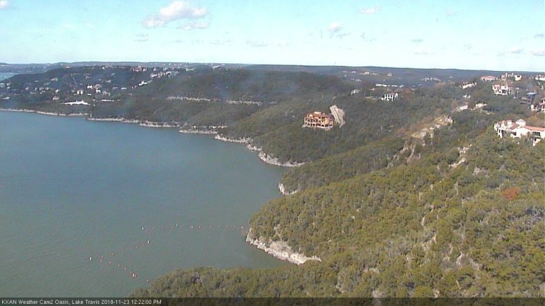 Lake Travis webcam, November 23, 2018 11:25 AM CT