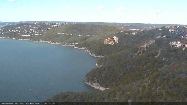 Lake Travis webcam, November 23, 2018 11:35 AM CT