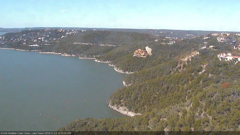 Lake Travis webcam, November 23, 2018 11:55 AM CT