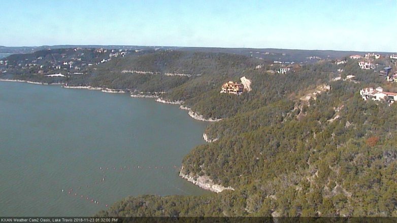 Lake Travis webcam, November 23, 2018 12:35 PM CT
