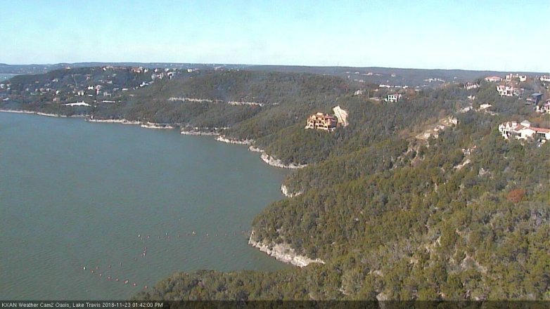 Lake Travis webcam, November 23, 2018 12:45 PM CT