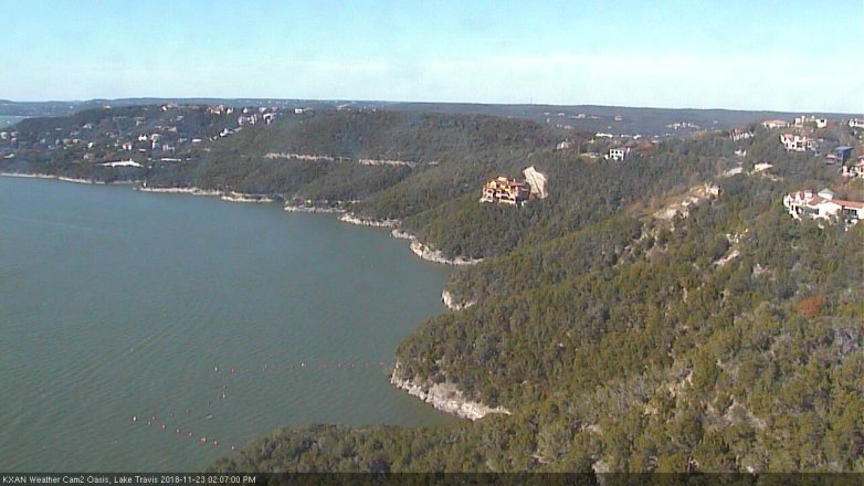 Lake Travis webcam, November 23, 2018 1:10 PM CT