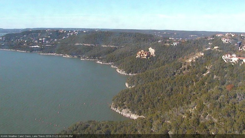 Lake Travis webcam, November 23, 2018 1:25 PM CT