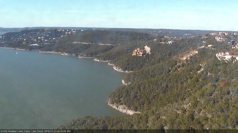 Lake Travis webcam, November 23, 2018 1:45 PM CT