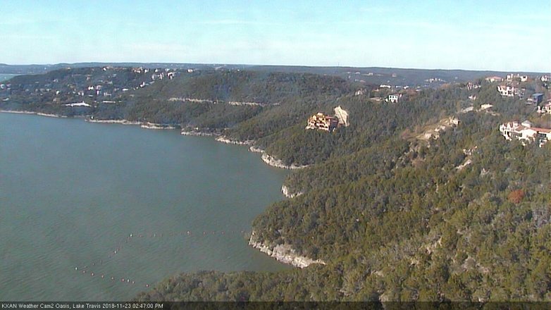 Lake Travis webcam, November 23, 2018 1:50 PM CT