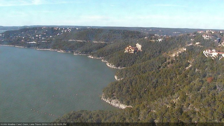 Lake Travis webcam, November 23, 2018 2:00 PM CT