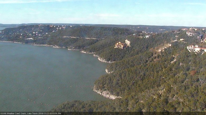 Lake Travis webcam, November 23, 2018 2:05 PM CT