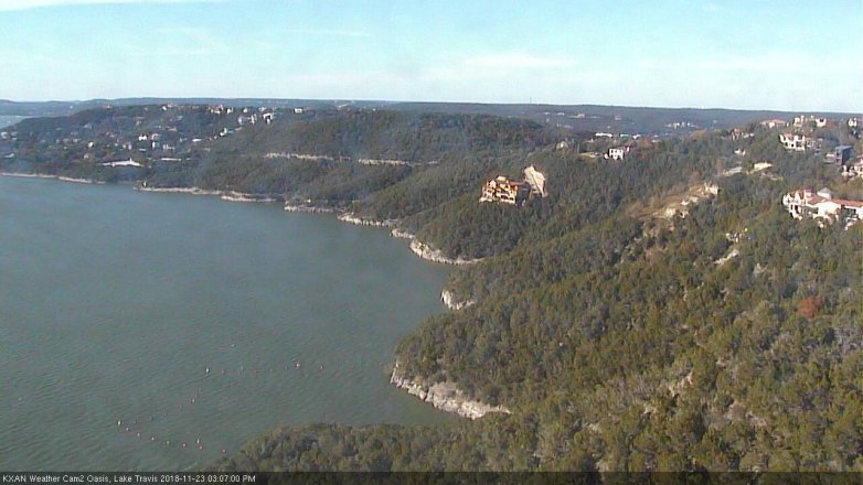 Lake Travis webcam, November 23, 2018 2:10 PM CT