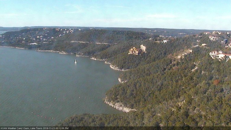 Lake Travis webcam, November 23, 2018 2:15 PM CT