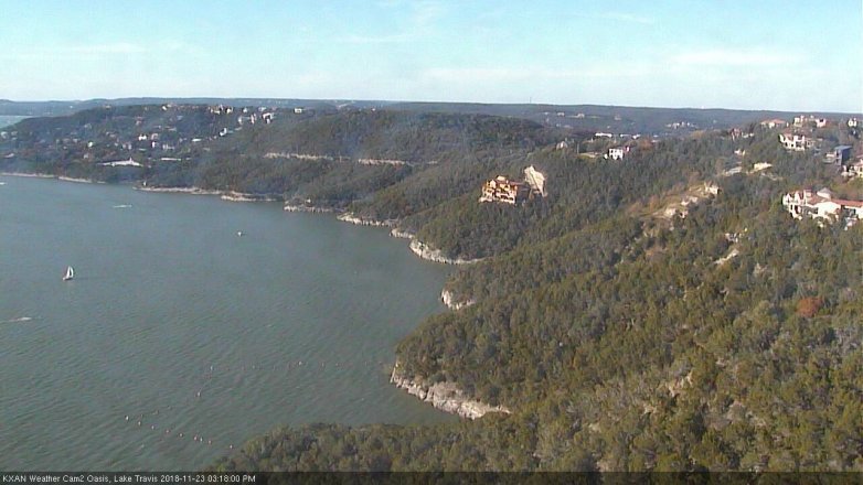 Lake Travis webcam, November 23, 2018 2:20 PM CT