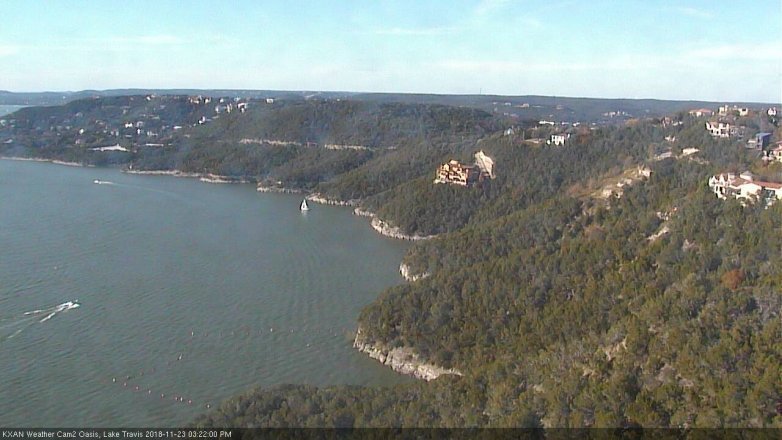 Lake Travis webcam, November 23, 2018 2:25 PM CT