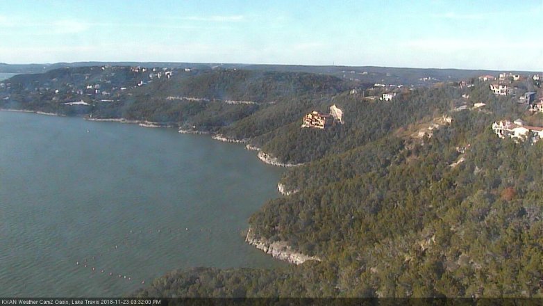 Lake Travis webcam, November 23, 2018 2:35 PM CT