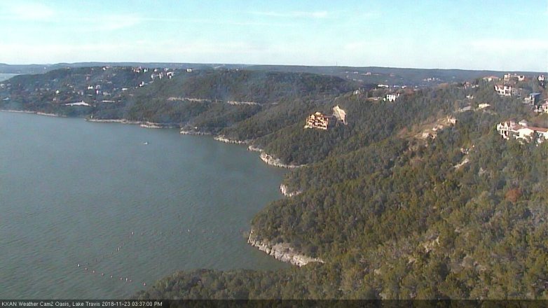 Lake Travis webcam, November 23, 2018 2:40 PM CT