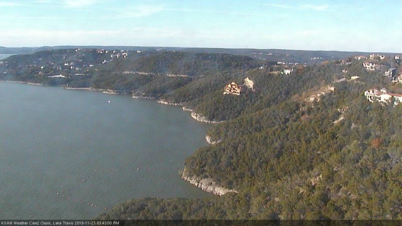 Lake Travis webcam, November 23, 2018 2:45 PM CT