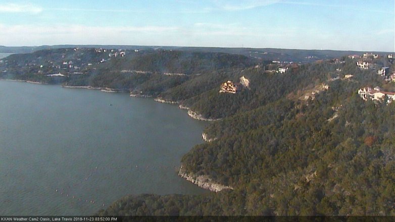Lake Travis webcam, November 23, 2018 2:55 PM CT