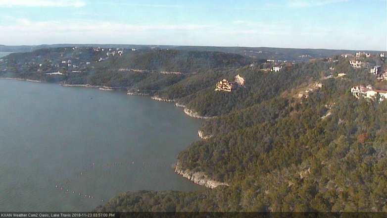 Lake Travis webcam, November 23, 2018 3:00 PM CT