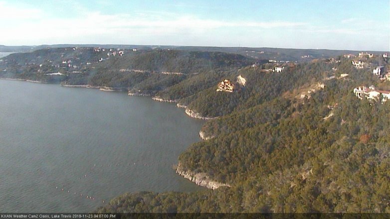 Lake Travis webcam, November 23, 2018 3:10 PM CT