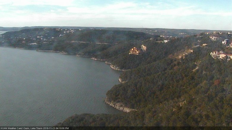 Lake Travis webcam, November 23, 2018 3:20 PM CT
