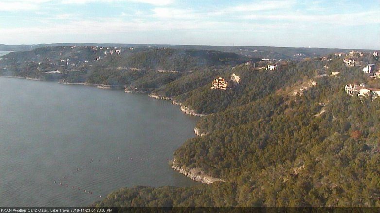 Lake Travis webcam, November 23, 2018 3:25 PM CT