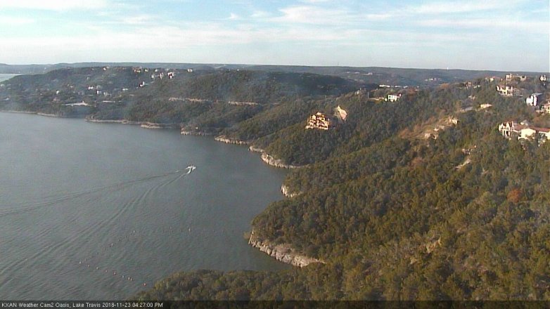 Lake Travis webcam, November 23, 2018 3:30 PM CT