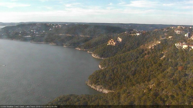 Lake Travis webcam, November 23, 2018 3:35 PM CT
