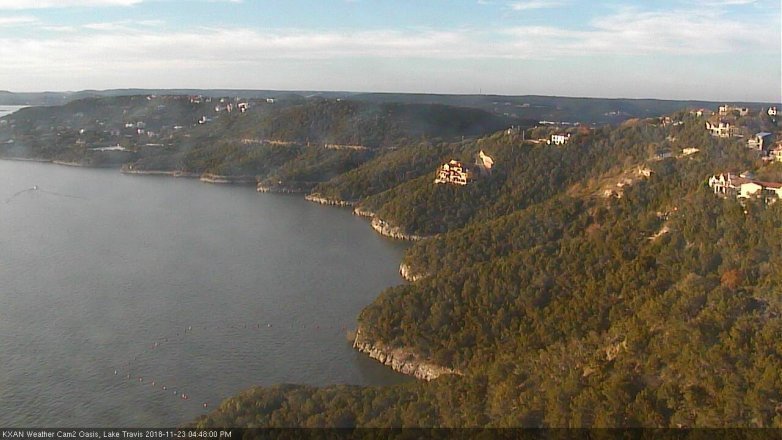 Lake Travis webcam, November 23, 2018 3:50 PM CT