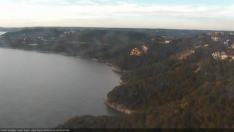 Lake Travis webcam, November 23, 2018 4:00 PM CT