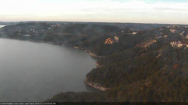 Lake Travis webcam, November 23, 2018 4:05 PM CT