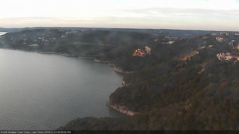 Lake Travis webcam, November 23, 2018 4:10 PM CT