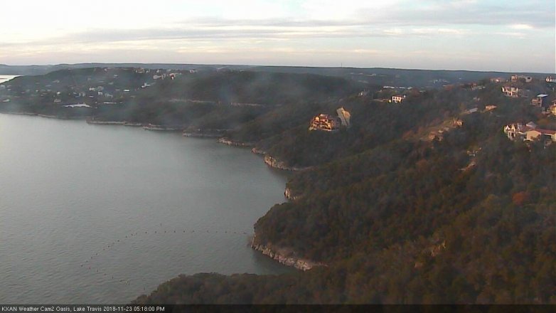 Lake Travis webcam, November 23, 2018 4:20 PM CT