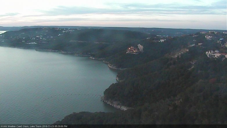 Lake Travis webcam, November 23, 2018 4:30 PM CT