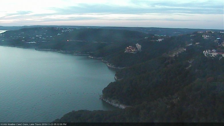 Lake Travis webcam, November 23, 2018 4:35 PM CT