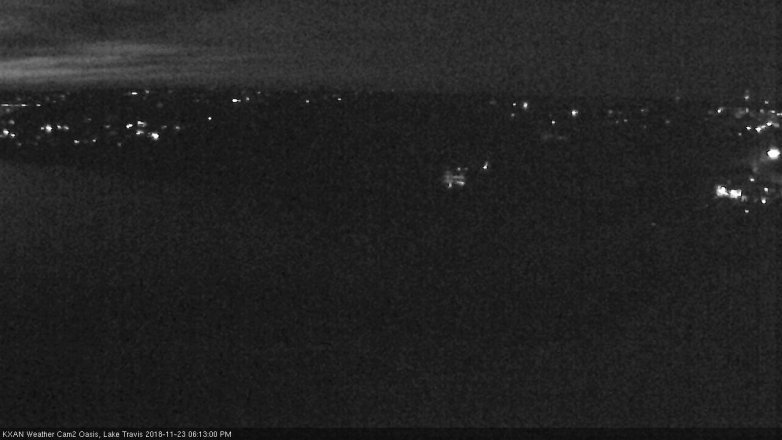 Lake Travis webcam, November 23, 2018 5:15 PM CT