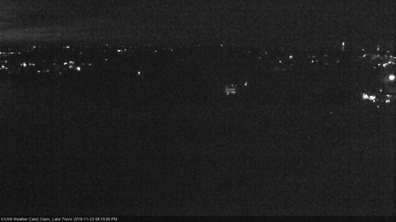 Lake Travis webcam, November 23, 2018 5:20 PM CT