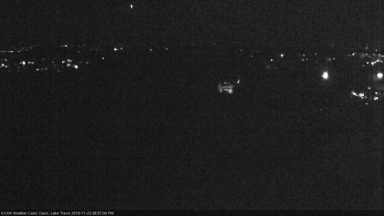 Lake Travis webcam, November 23, 2018 6:00 PM CT