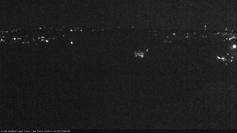 Lake Travis webcam, November 23, 2018 6:25 PM CT