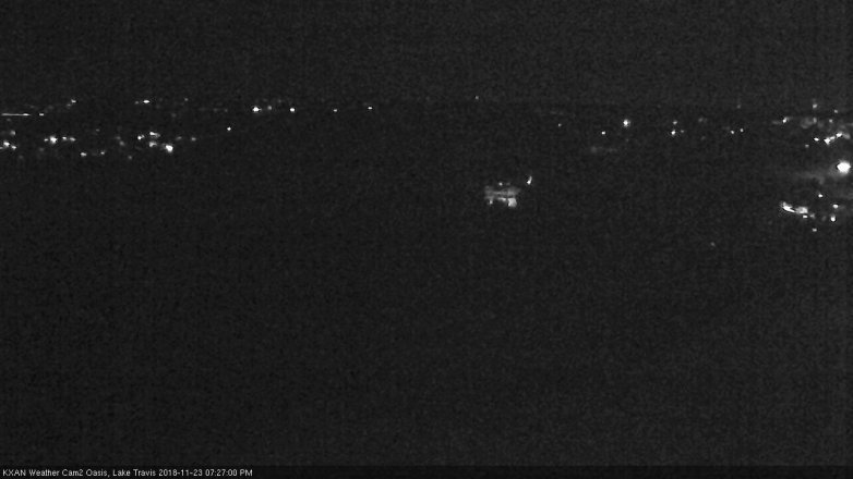 Lake Travis webcam, November 23, 2018 6:30 PM CT
