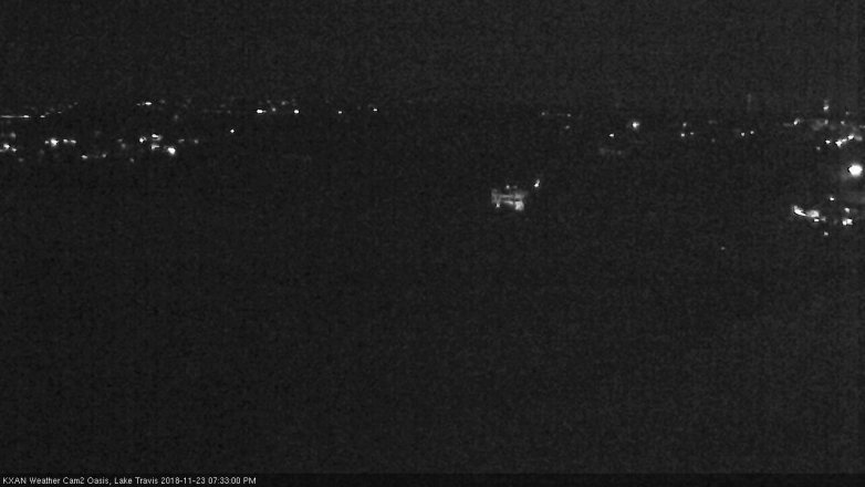 Lake Travis webcam, November 23, 2018 6:35 PM CT