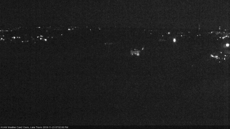 Lake Travis webcam, November 23, 2018 6:55 PM CT