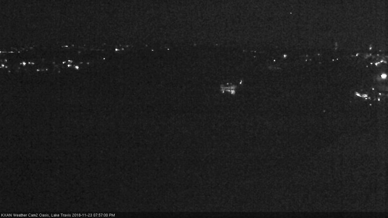 Lake Travis webcam, November 23, 2018 7:00 PM CT