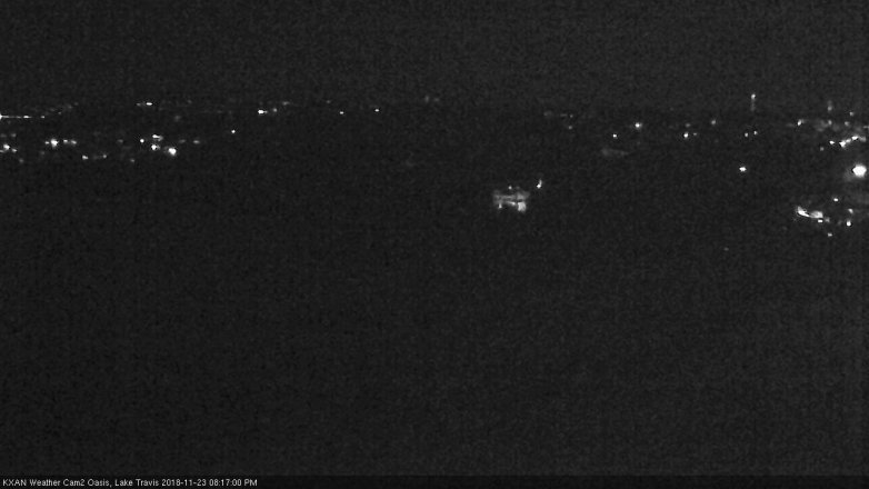 Lake Travis webcam, November 23, 2018 7:20 PM CT