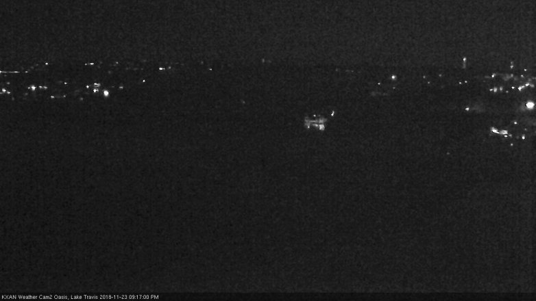 Lake Travis webcam, November 23, 2018 8:20 PM CT