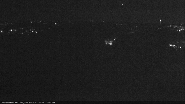 Lake Travis webcam, November 23, 2018 10:05 PM CT